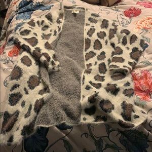 Fuzzy cardigan